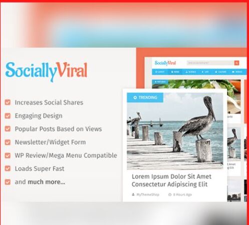 SociallyViral – Viral WordPress Blog Theme