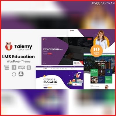 Talemy – LMS Education WordPress Theme